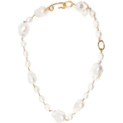 Elegant Pearl Necklace , female, Sizes: ONE SIZE - Jil Sander - Modalova