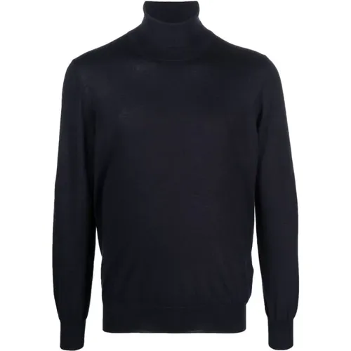 Mitternachtsblauer Rollkragenpullover , Herren, Größe: XL - La Fileria - Modalova