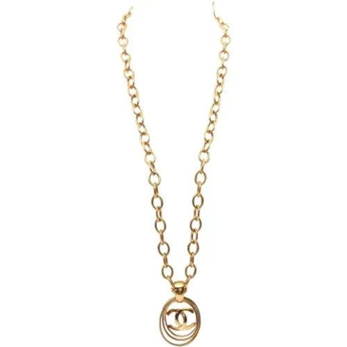 Pre-owned Metal chanel-jewelry , female, Sizes: ONE SIZE - Chanel Vintage - Modalova