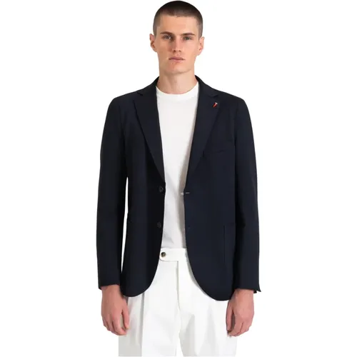 Eleganter Blazer mit Stretchstoff , Herren, Größe: 2XL - Mulish - Modalova