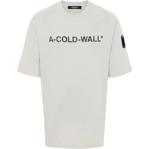 A Cold Wall T-shirts and Polos Grey , male, Sizes: L - A-Cold-Wall - Modalova