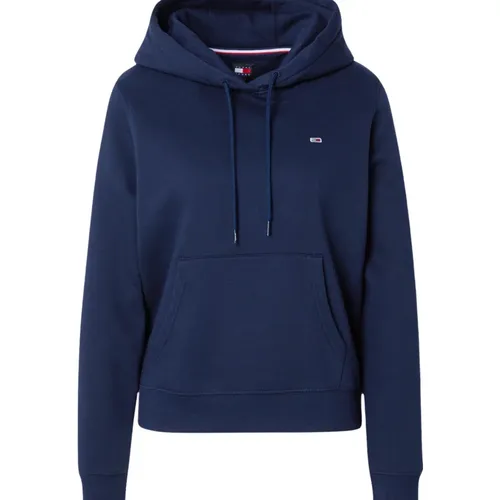 Hooded Sweater with Drawstring , female, Sizes: S - Tommy Hilfiger - Modalova