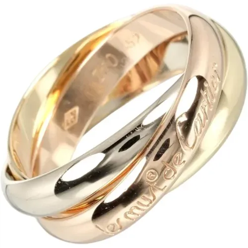 Pre-owned Gold rings , female, Sizes: ONE SIZE - Cartier Vintage - Modalova