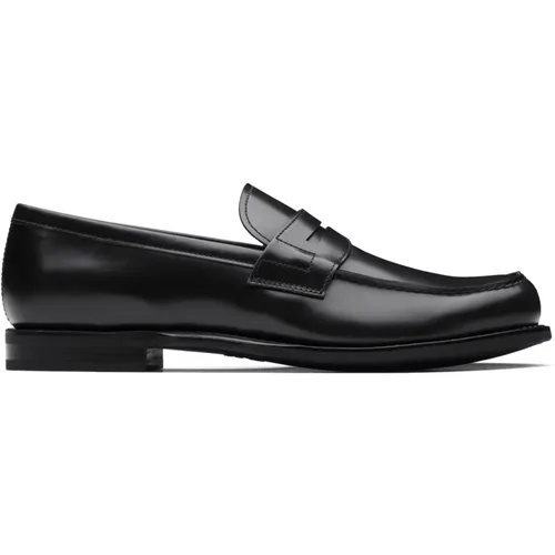 Leather Loafer with Hand Stitch Detail , male, Sizes: 7 1/2 UK, 7 UK, 10 UK, 9 1/2 UK - Church's - Modalova