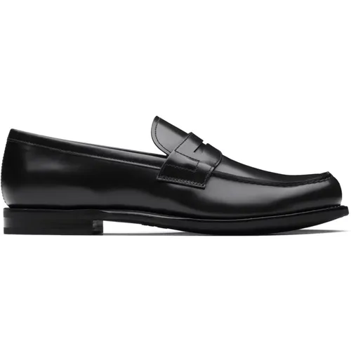 Leather Loafer with Hand Stitch Detail , male, Sizes: 7 UK - Church's - Modalova
