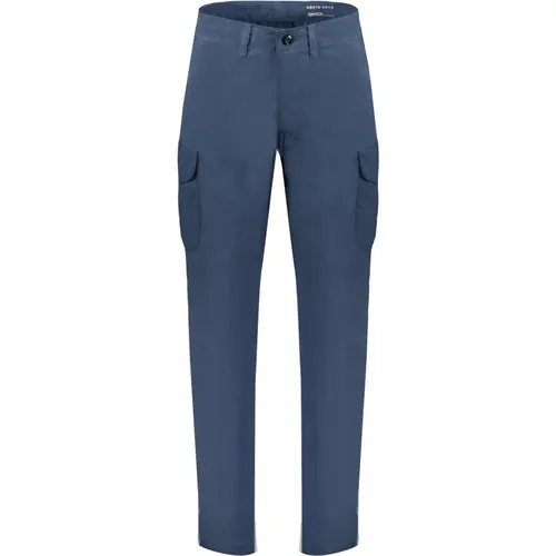 Blaue Herrenhose Regular Fit , Herren, Größe: W34 - North Sails - Modalova