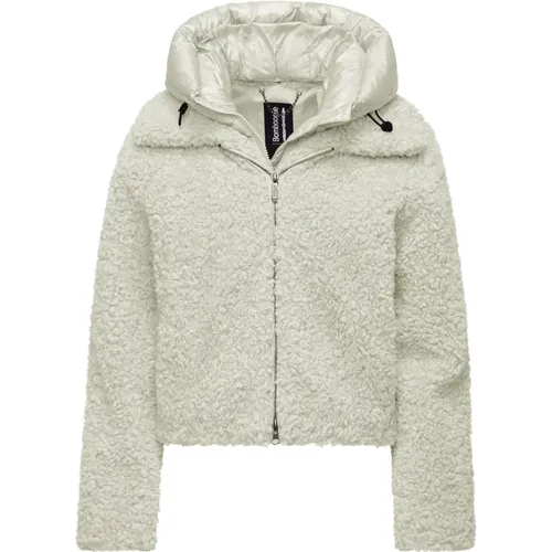 Short Sherpa Fleece Hooded Coat , female, Sizes: XL, S, XS, 2XL, M, L - BomBoogie - Modalova