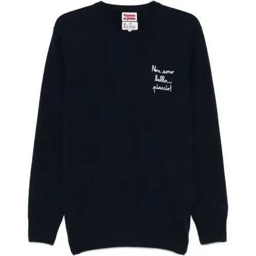 Knit Crew Neck Sweater , male, Sizes: L - MC2 Saint Barth - Modalova