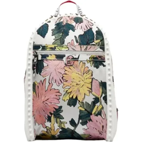 Pre-owned Canvas backpacks , female, Sizes: ONE SIZE - Christian Louboutin Pre-owned - Modalova