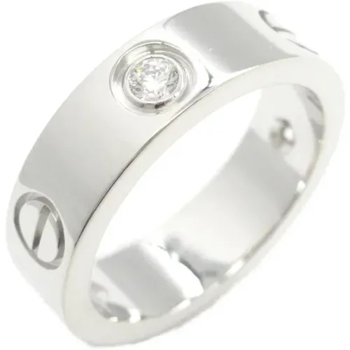 Pre-owned White Gold rings , female, Sizes: ONE SIZE - Cartier Vintage - Modalova