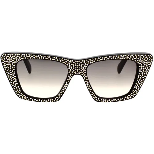 Stilvolle und mühelose Cat-Eye Sonnenbrille , unisex, Größe: 51 MM - Celine - Modalova