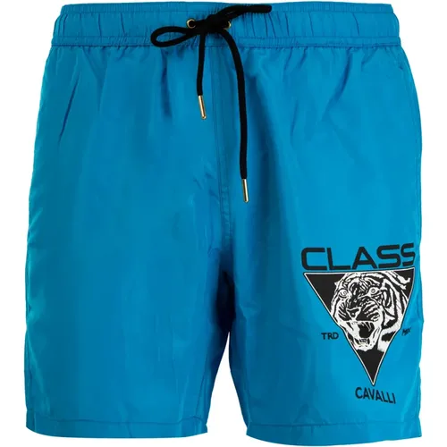 Boxer-Stil Herren-Bademode , Herren, Größe: L - Cavalli Class - Modalova