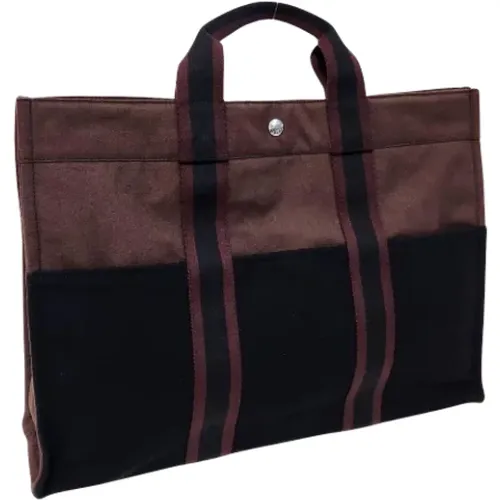 Pre-owned Canvas totes , unisex, Sizes: ONE SIZE - Hermès Vintage - Modalova