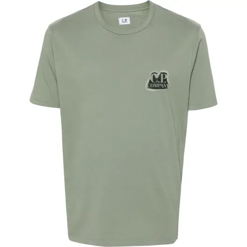 T-Shirts , Herren, Größe: M - C.P. Company - Modalova