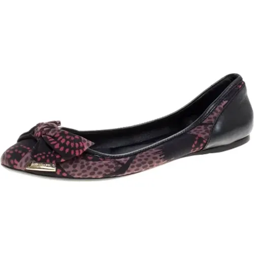 Pre-owned Satin flats , female, Sizes: 5 UK - Burberry Vintage - Modalova