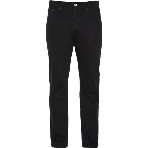 Gerade Bein 100% Baumwolle Jeans - Schwarz - Schott NYC - Modalova