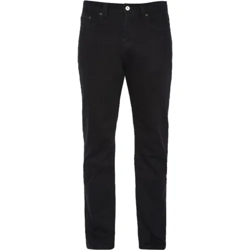 Gerade Bein 100% Baumwolle Jeans - Schwarz , Herren, Größe: W30 L32 - Schott NYC - Modalova