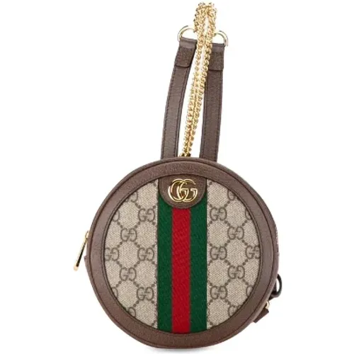 Pre-owned Canvas backpacks , female, Sizes: ONE SIZE - Gucci Vintage - Modalova