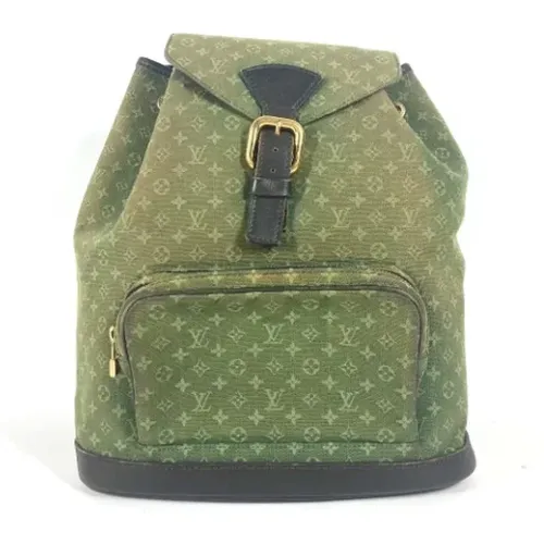 Pre-owned Canvas backpacks , female, Sizes: ONE SIZE - Louis Vuitton Vintage - Modalova