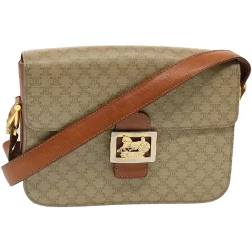 Pre-owned Canvas celine-bags , female, Sizes: ONE SIZE - Celine Vintage - Modalova