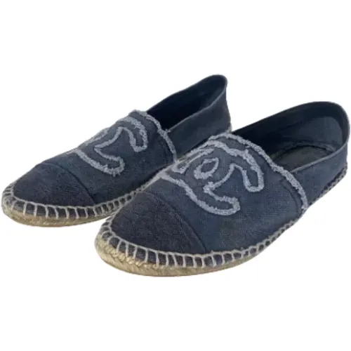 Pre-owned Canvas espadrilles , female, Sizes: 4 UK - Chanel Vintage - Modalova