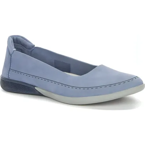 Blaue Geschlossene Ballerinas Damenschuhe - Grunberg - Modalova