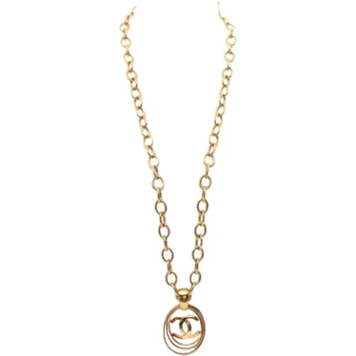 Pre-owned Metal chanel-jewelry , female, Sizes: ONE SIZE - Chanel Vintage - Modalova