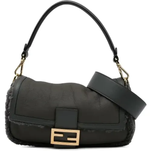 Pre-owned Leather shoulder-bags , female, Sizes: ONE SIZE - Fendi Vintage - Modalova