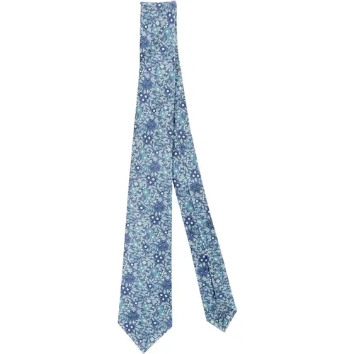 Origami Shape Silk Tie , male, Sizes: ONE SIZE - Kiton - Modalova