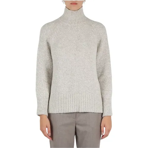 Mohair Raglan Pullover mit Pailletten , Damen, Größe: S - Marella - Modalova