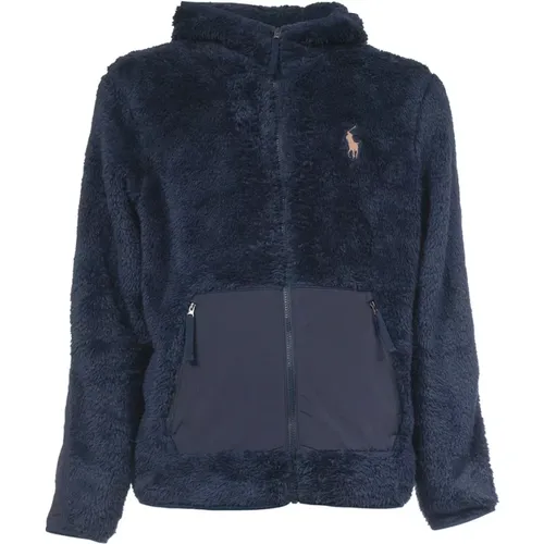 Hooded Sweatshirt Jacket with Zipper , male, Sizes: M, S - Polo Ralph Lauren - Modalova