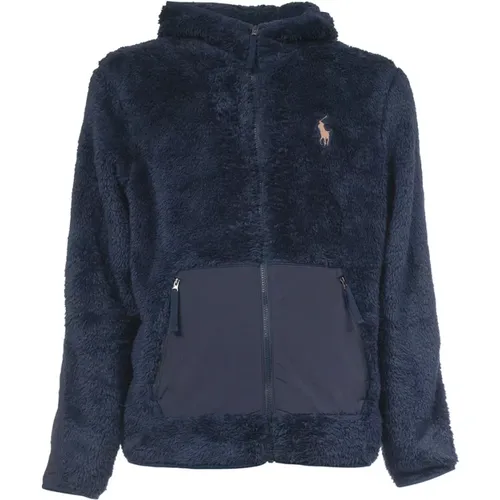 Hooded Sweatshirt Jacket with Zipper , male, Sizes: S - Polo Ralph Lauren - Modalova