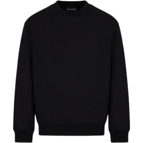 Neck Sweatshirt , male, Sizes: M, L, XS, XL - Emporio Armani - Modalova