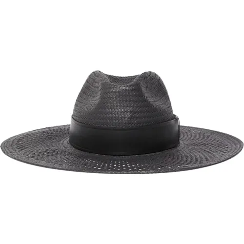 Sidney Hat with Wide Brim , female, Sizes: 57 CM, 58 CM - Max Mara - Modalova