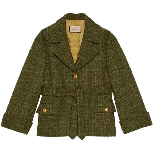Wool Jacket , female, Sizes: XS, S - Gucci - Modalova
