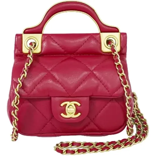 Pre-owned Leather chanel-bags , female, Sizes: ONE SIZE - Chanel Vintage - Modalova