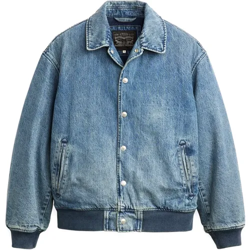 Levi's, Klassische Bomberjacke , Herren, Größe: S - Levis - Modalova