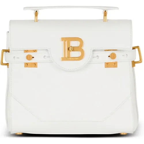 Tasche B-Buzz 23 aus genarbtem Leder - Balmain - Modalova