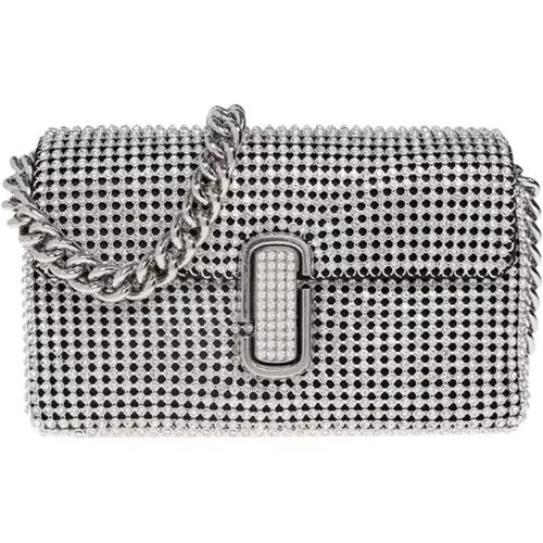 ‘The Rhinestone J Marc Mini’ shoulder bag , female, Sizes: ONE SIZE - Marc Jacobs - Modalova