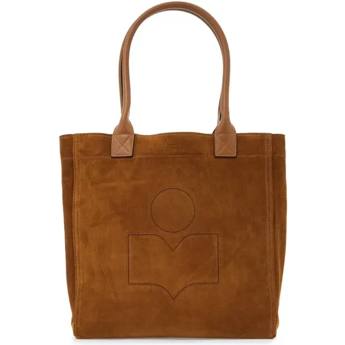 Suede Yenky Tote Bag in Leather , female, Sizes: ONE SIZE - Isabel marant - Modalova