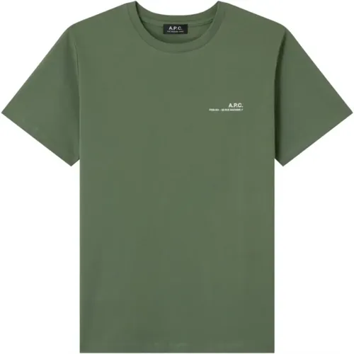 Paris T-Shirt in Grün , Herren, Größe: 2XL - A.p.c. - Modalova
