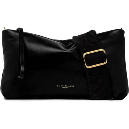 Schwarze Lederhandtasche Nina - Gianni Chiarini - Modalova