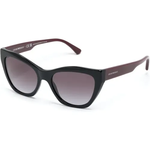 Sunglasses with Original Case , female, Sizes: 54 MM - Emporio Armani - Modalova