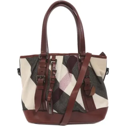 Pre-owned Canvas totes , female, Sizes: ONE SIZE - Burberry Vintage - Modalova