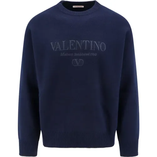 Knitwear Crew-Neck Long Sleeve , male, Sizes: L - Valentino - Modalova