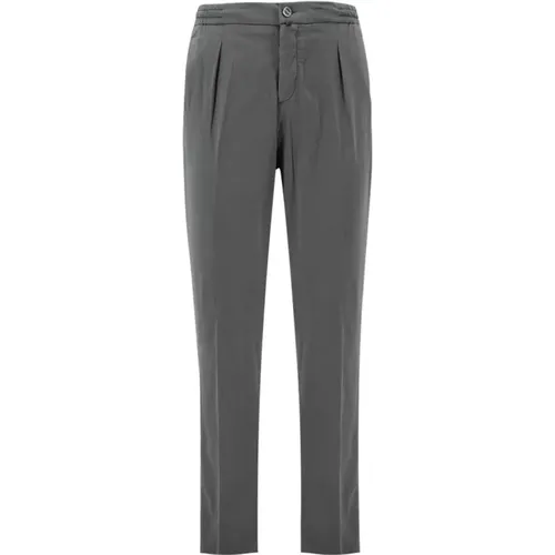 Casual Lyocell Trousers , male, Sizes: W36, W32, W33 - Kiton - Modalova