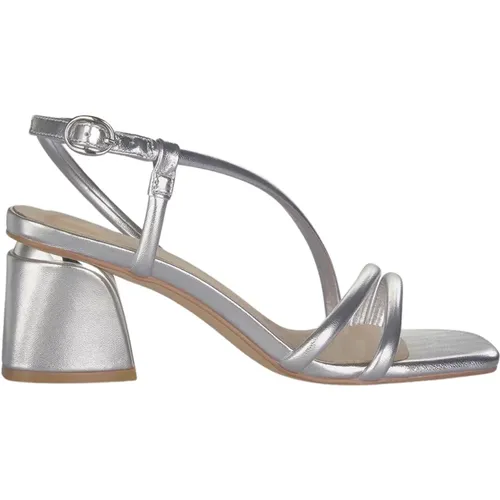 Square Heel Strappy Sandal , female, Sizes: 5 UK, 6 UK - Alma en Pena - Modalova