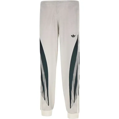 Patterned Technical Fabric Trousers , male, Sizes: XL, XS, L, S, M - Adidas - Modalova