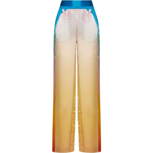 Elegant Trousers for a Stylish Look , female, Sizes: XS, 2XS - Casablanca - Modalova