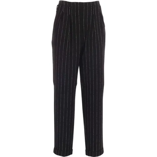Elevate Your Style with Slim-Fit Trousers , female, Sizes: S, M - Moschino - Modalova